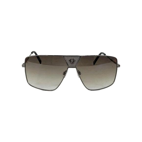 True Religion Mens Sunglasses TRM1800 Gunmetal/Brown - Picture 1 of 11
